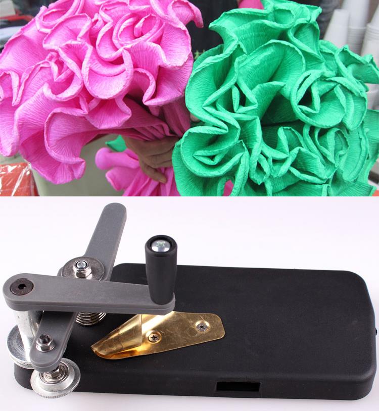 Florist Flower Supply - บางฟันดอกไม้กระดาษ, Wave curling, Crepe กระดาษลูกไม้เครื่องมือ, บรรจุดอกไม้วัสดุ,
