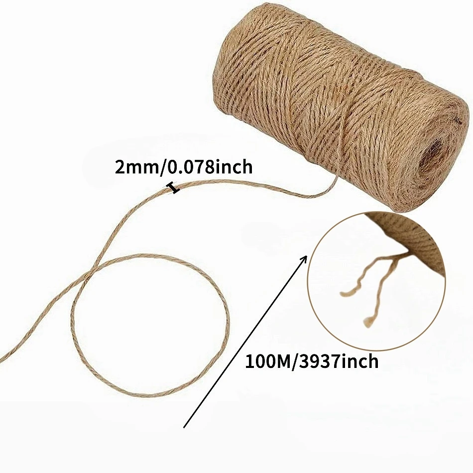 เชือกป่านธรรมชาติ ขนาด 1 มม. 2 - Natural Florist Supply บทวิจารณ์และราคา