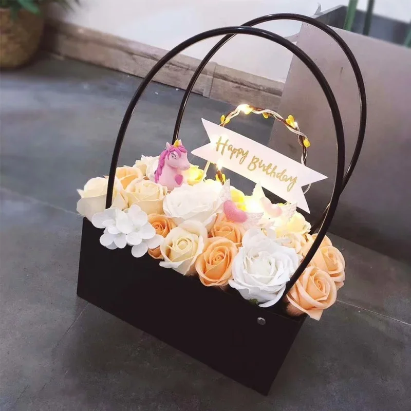 กล่องกระดาษลายดอกไม้ ถัง PVC ส - Florist Supply Buckets บทวิจารณ์และราคา
