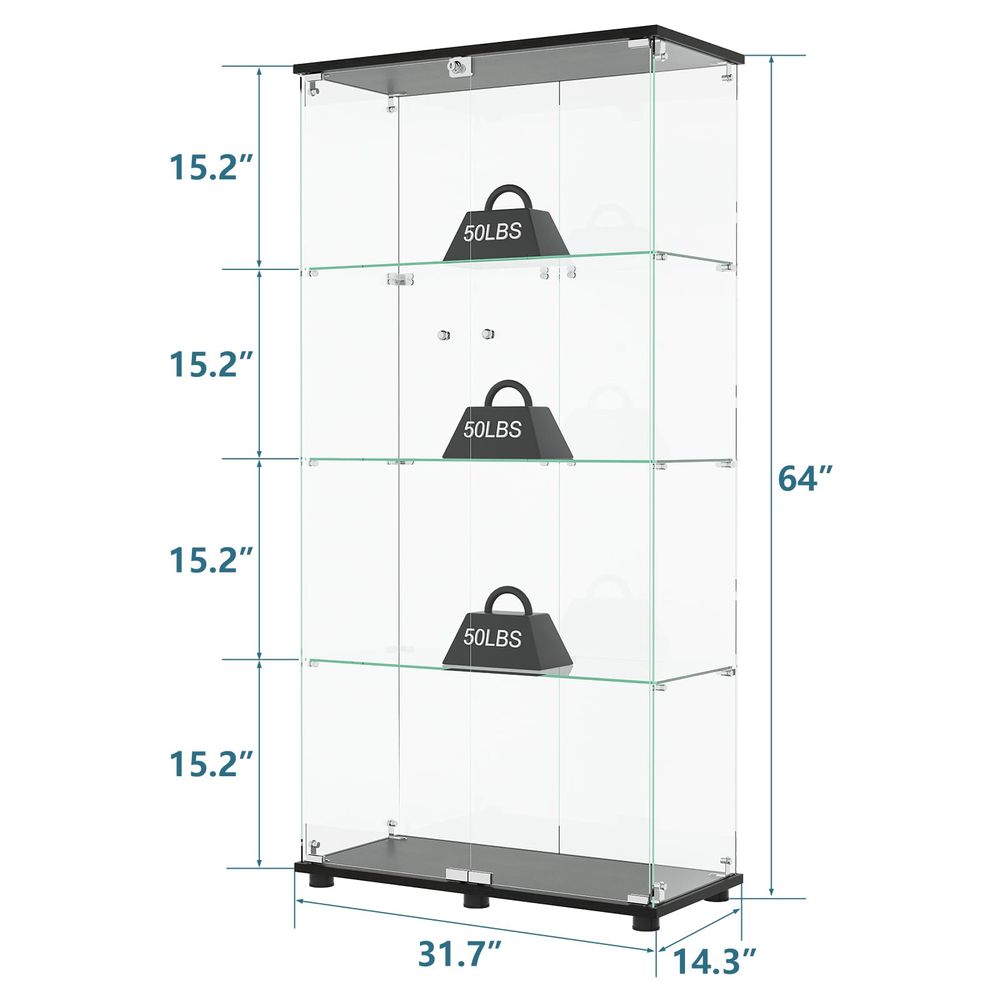 ตู้โชว์พร้อมชั้นวาง 4 ชั้น ประ - B&J Florist Supply Nyc บทวิจารณ์และราคา