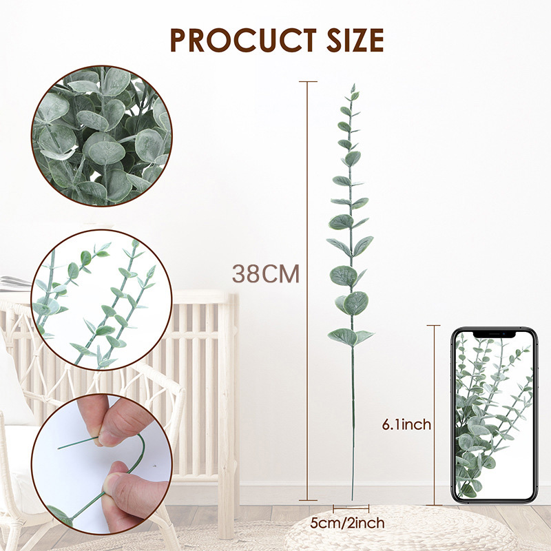 20pcs ประดิษฐ์ Eucalyptus ลําต - Eucalyptus Preserved บทวิจารณ์และราคา