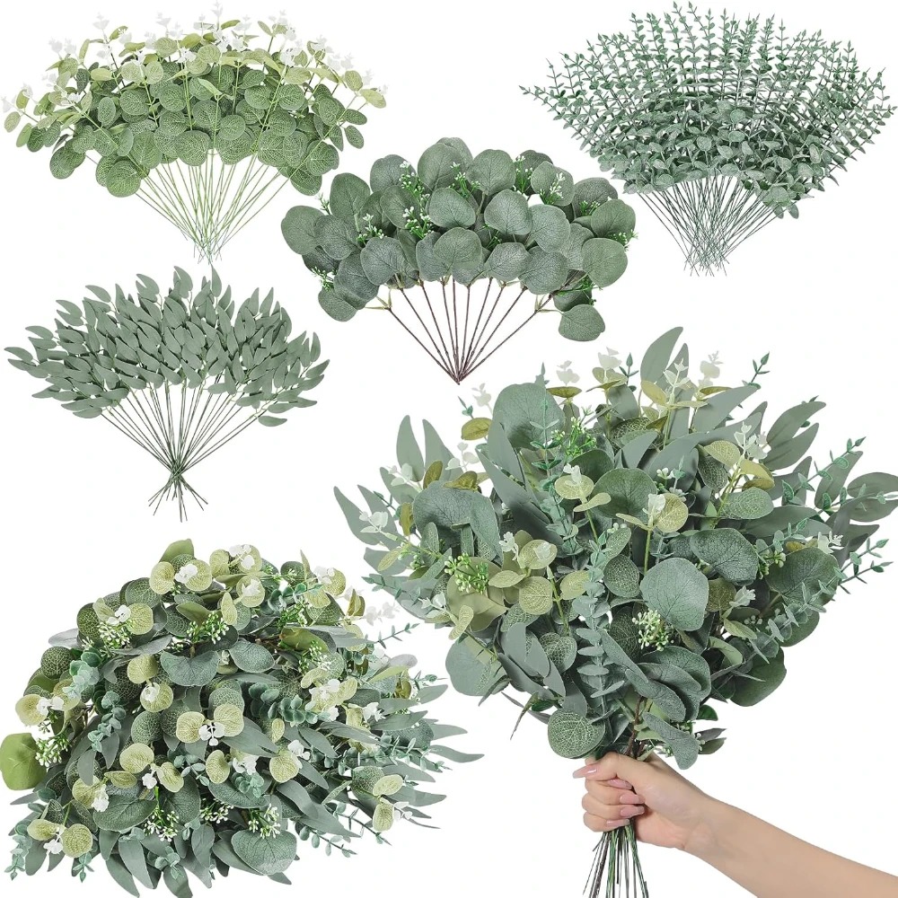 20 ชิ้นใบยูคาลิปตัสก้านพืชประด - Eucalyptus Preserved บทวิจารณ์และราคา