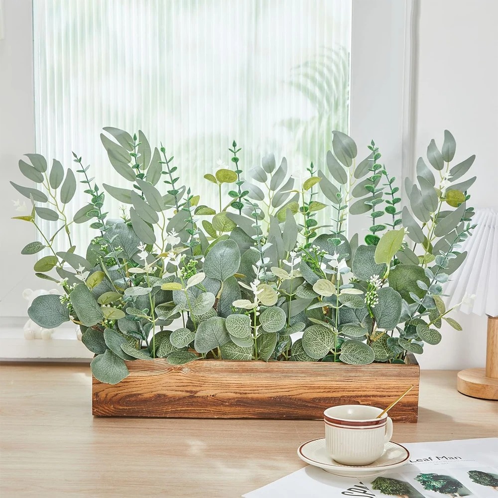 20 ชิ้นใบยูคาลิปตัสก้านพืชประด - Eucalyptus Preserved บทวิจารณ์และราคา