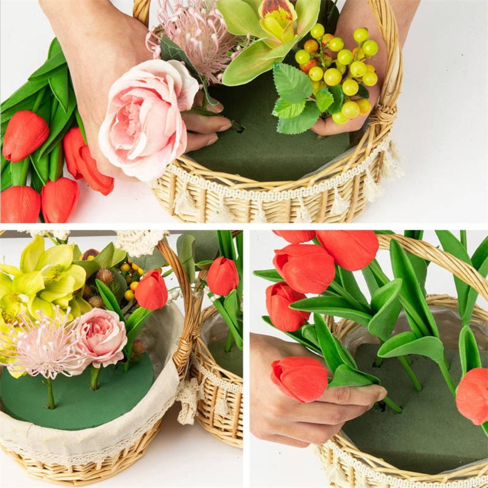 อุปกรณ์ตกแต่งงานแต่งงาน DIY ดอ - Bouquet Holder Foam บทวิจารณ์และราคา