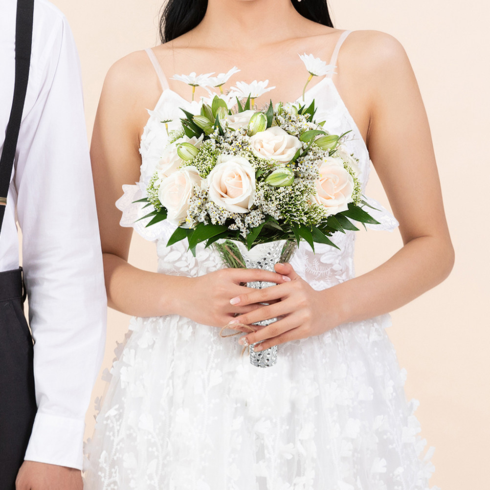 ที่จับช่อดอกไม้สำหรับเจ้าสาว ท - Bouquet Holder Foam บทวิจารณ์และราคา
