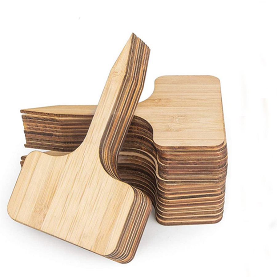 ป้ายไม้สำหรับติดต้นไม้ 100 ชิ้ - Floral Picks Wood บทวิจารณ์และราคา