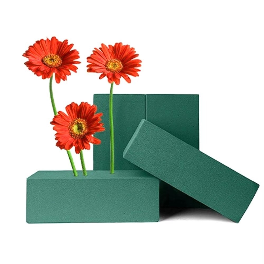 โฟมจัดดอกไม้สีเขียว รูปทรงสี่เ - Bouquet Holder Foam บทวิจารณ์และราคา